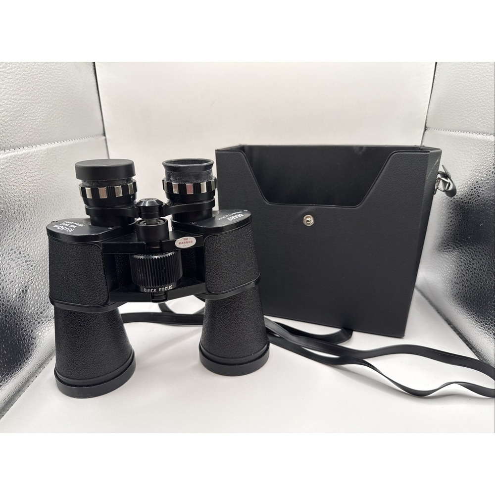 Vintage SEARS Binoculars 10x50mm Wide Angle 367ft@1000yds Model No. 473.2276100